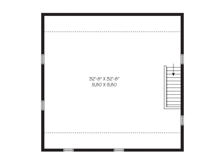 2nd Floor Plan, 028G-0046