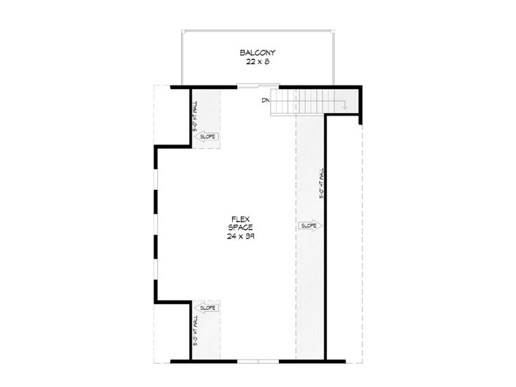 2nd Floor Plan, 062G-0307