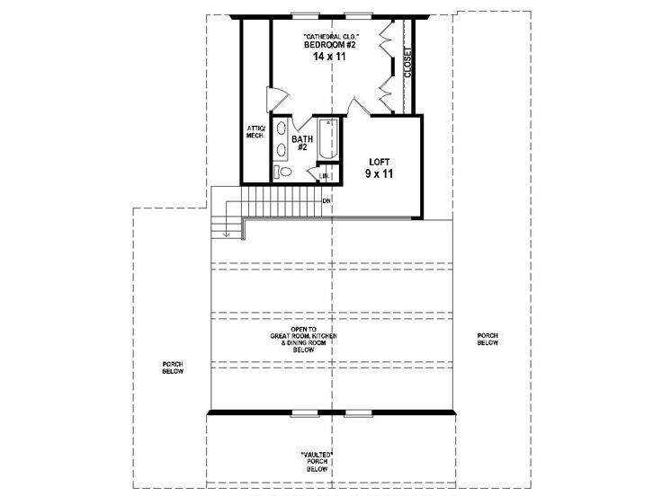 3rd Floor Plan, 006G-0172