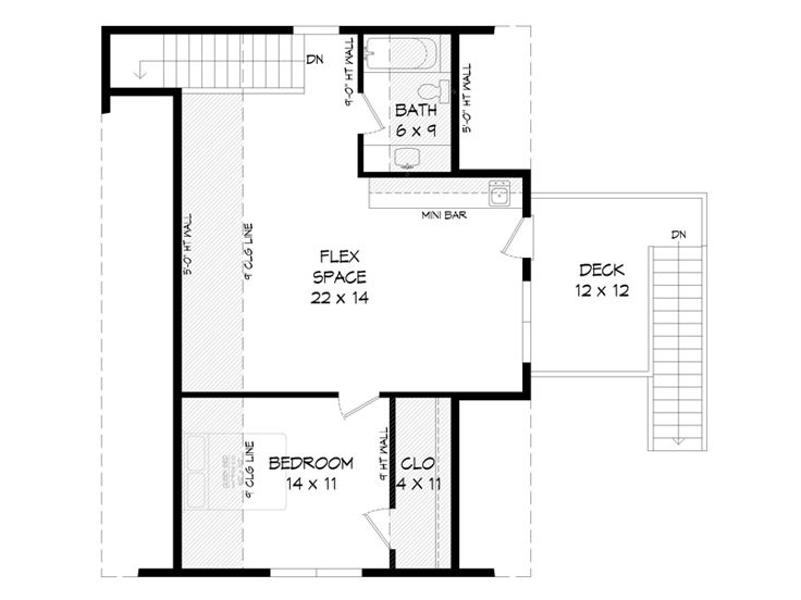 2nd Floor Plan, 062G-0267