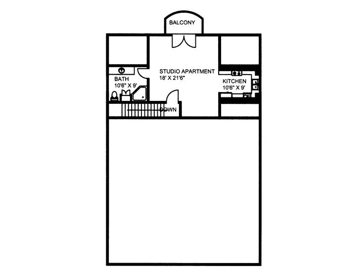 2nd Floor Plan, 012G-0034