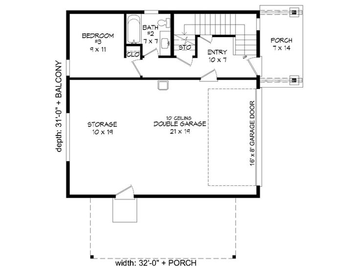 1st Floor Plan, 062G-0192