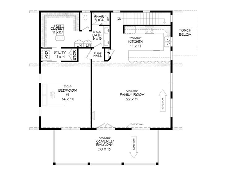 2nd Floor Plan, 062G-0330