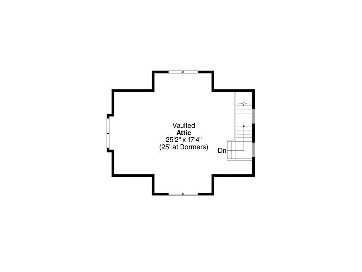 2nd Floor Plan, 051G-0052