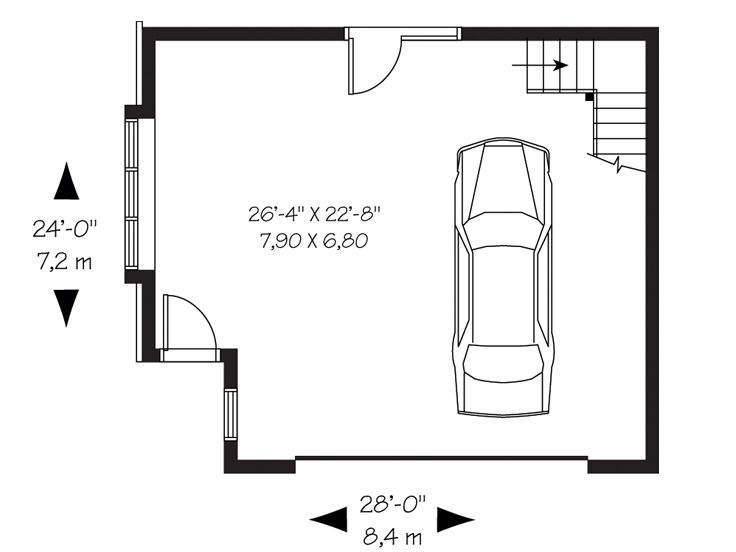 1st Floor Plan, 028G-0015