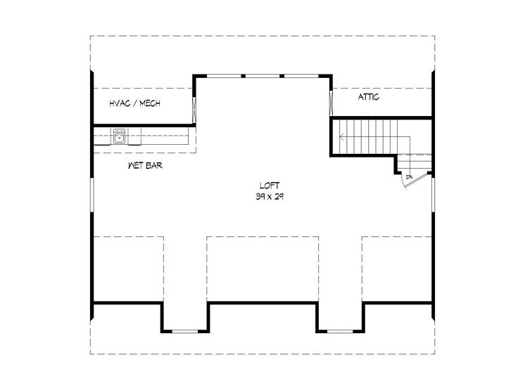 2nd Floor Plan, 062G-0011