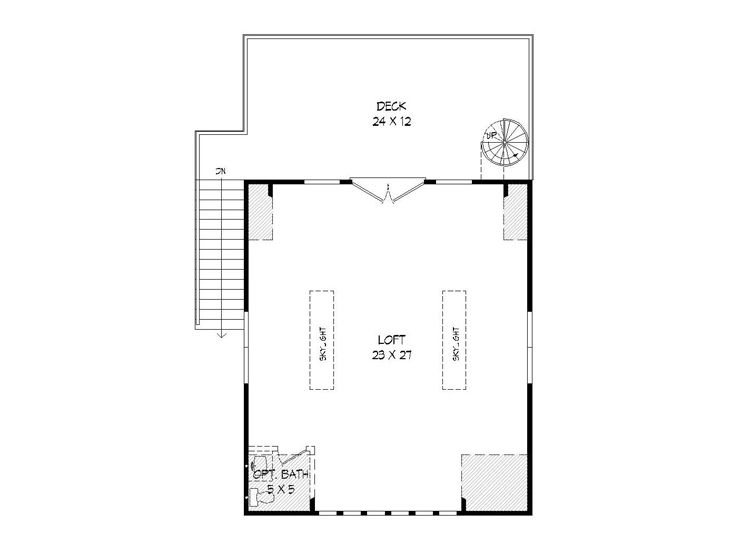 2nd Floor Plan, 062G-0154