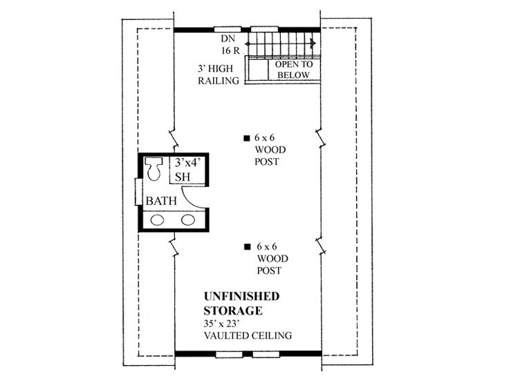 2nd Floor Plan, 010G-0028