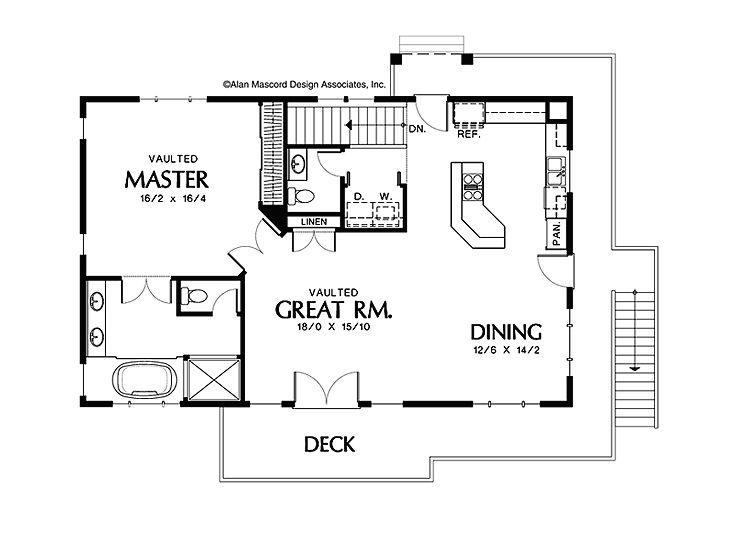 2nd Floor Plan, 034G-0011