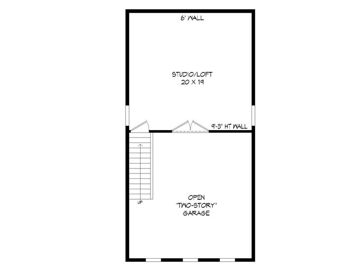 2nd Floor Plan, 062G-0120