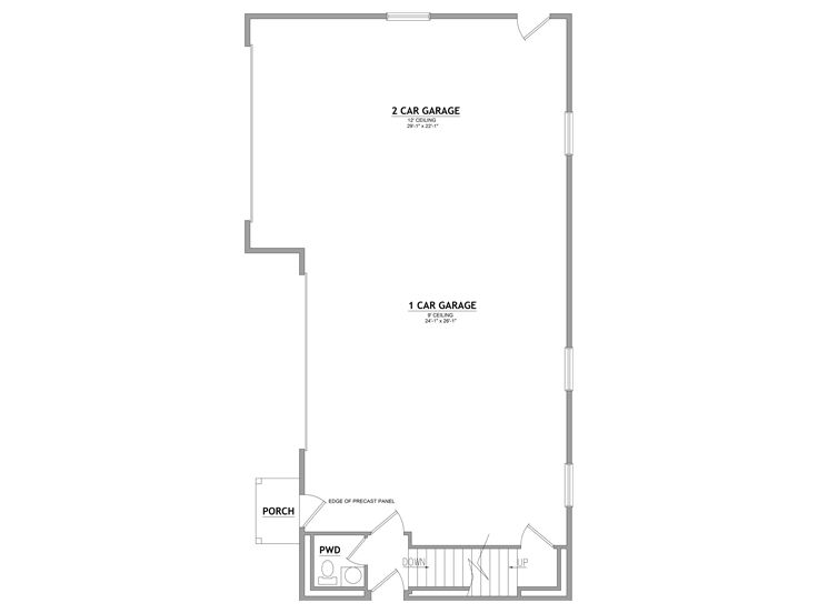 1st Floor Plan, 089G-0016