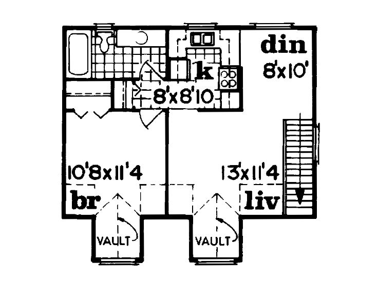 2nd Floor Plan, 032G-0002