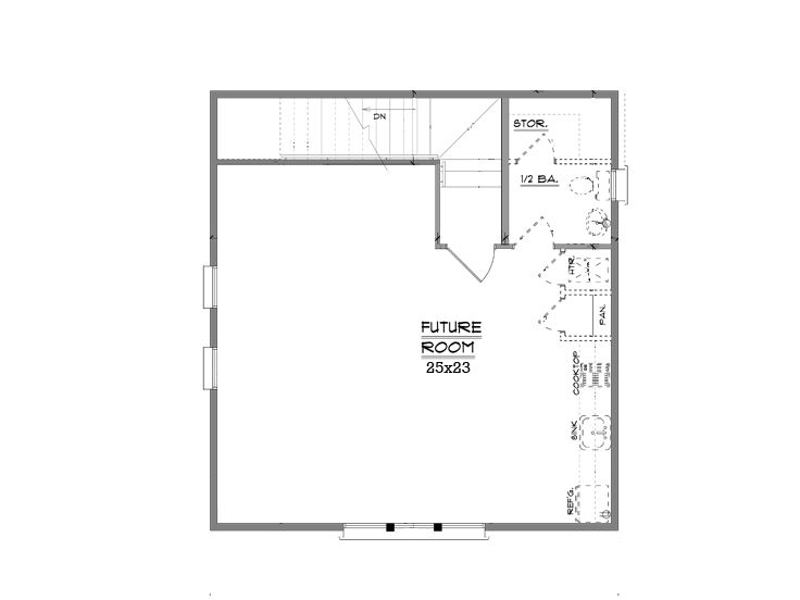 2nd Floor Plan, 076G-0006