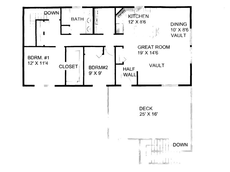 2nd Floor Plan, 012G-0055
