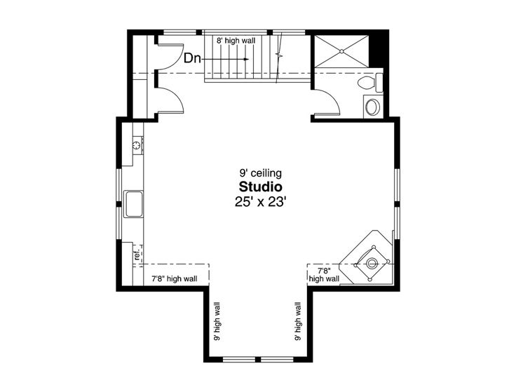 2nd Floor Plan, 051G-0109