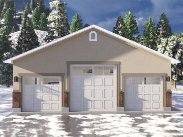 RV Garage Plan, 065G-0072