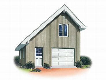 Garage Loft Plan, 028G-0001