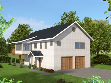 Garage Apartment Plan, 012G-0138