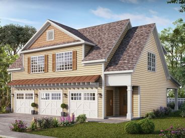 Carriage House Plan, 019G-0014