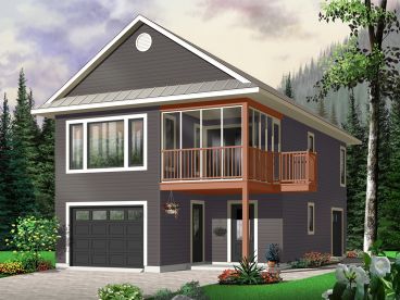 Garage Apartment Plan, 027G-0003