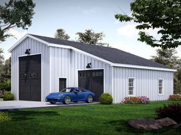 RV Garage Plan, 062G-0484