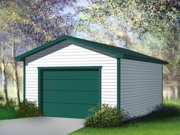 Multiple-Size Garage Plan, 072G-0004