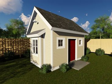 Utility Shed Plan, 050S-0012