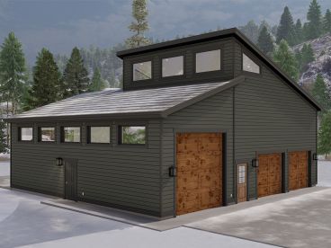 Carriage House Plan, 065G-0042