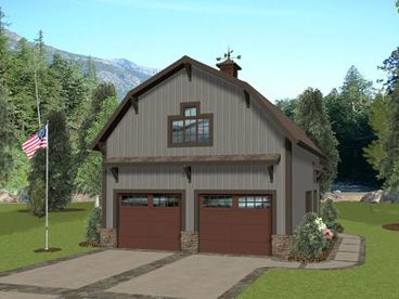 Carriage House Plan, 007G-0023