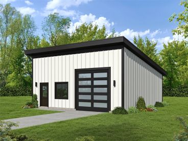 Garage Workshop Plan, 062G-0434