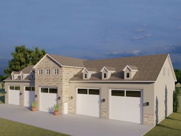 RV Garage Apartment Plan, 065G-0020