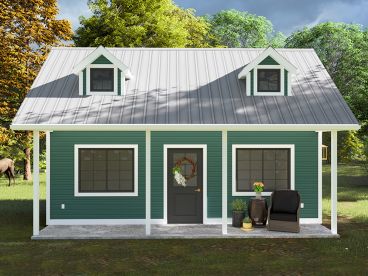 Garden Shed Plan, 065S-0001