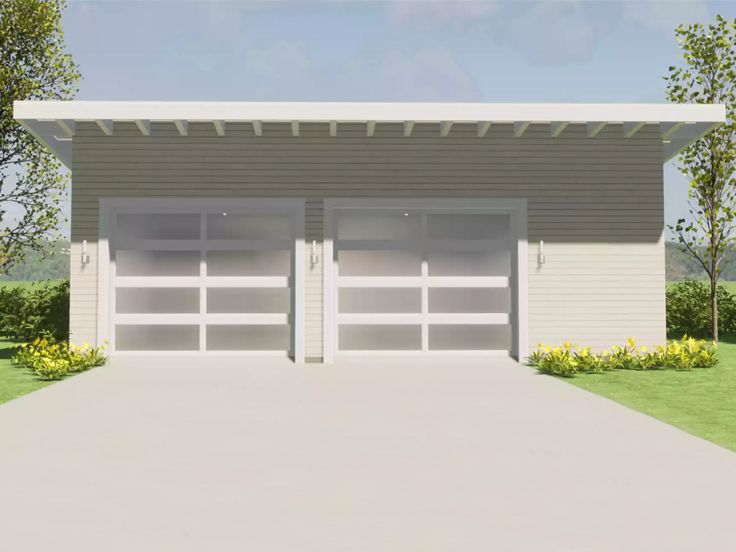 Garage Plan with Storage, 052G-0034