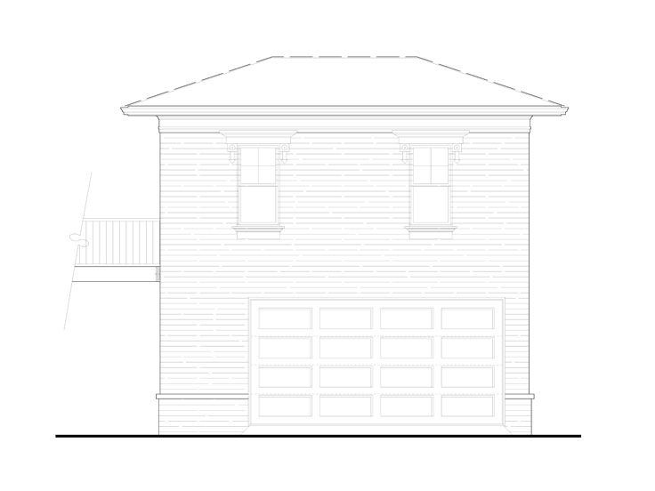 Garage Plan with Loft, 084G-0010