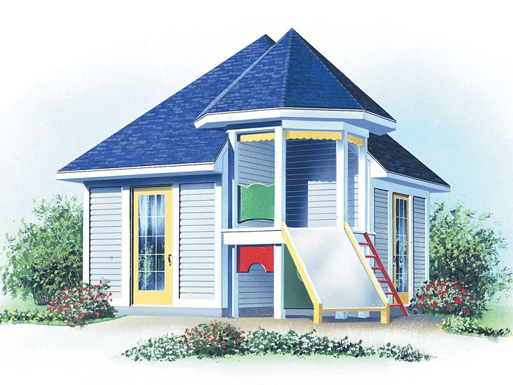 Shed Plan with Slide, 028S-0014