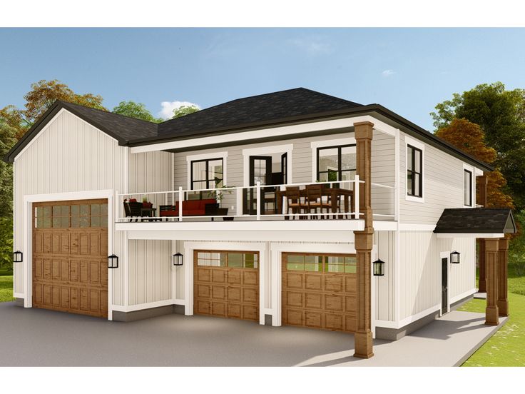Garage Apartment Plan, 065G-0037