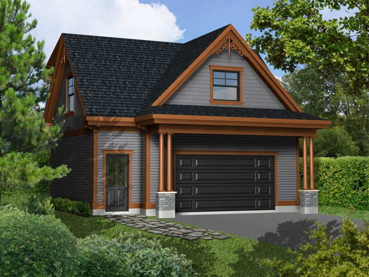 Carriage House Plans | 2-Car Carriage House Plan # 072G-0036 at