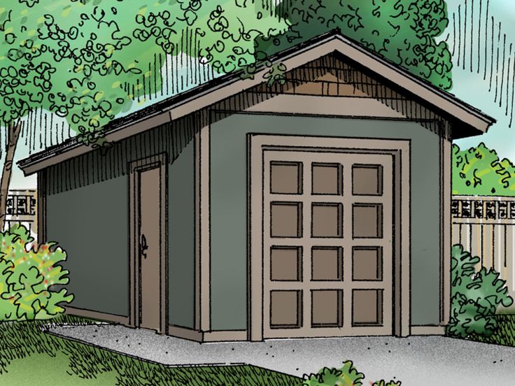 Utility Shed Plan, 051S-0002