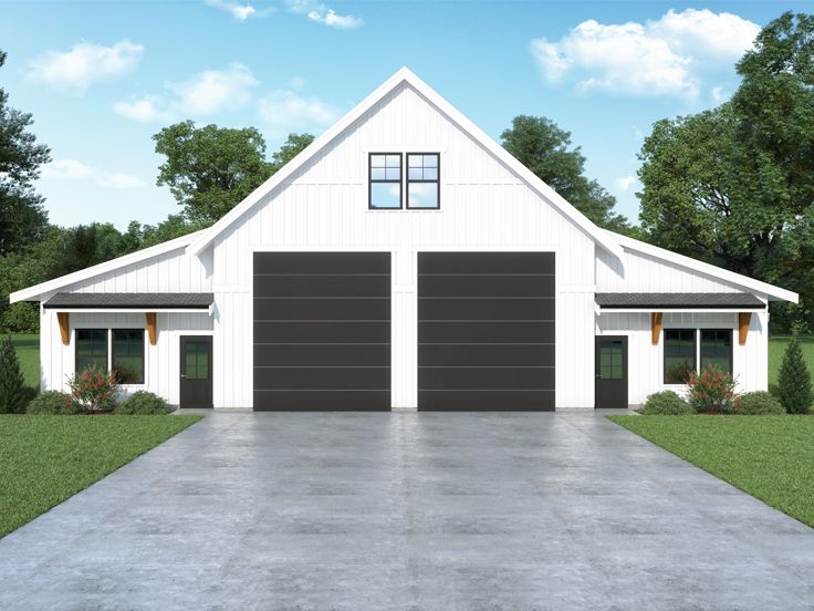 Garage Apartment Plan, 090G-0005