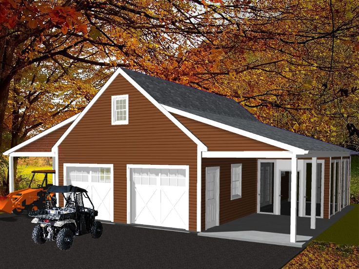 Garage Apartment Plan, 093G-0003