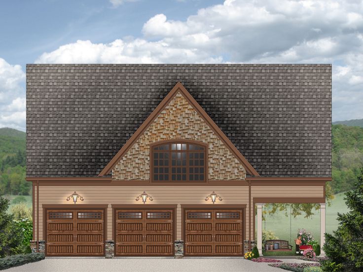 Carriage House Plan, 006G-0166