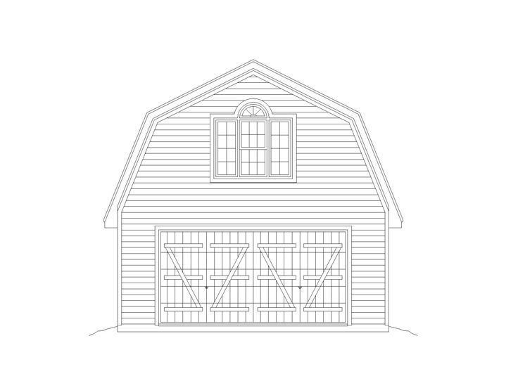 Garage Apartment Plan, 006G-0122